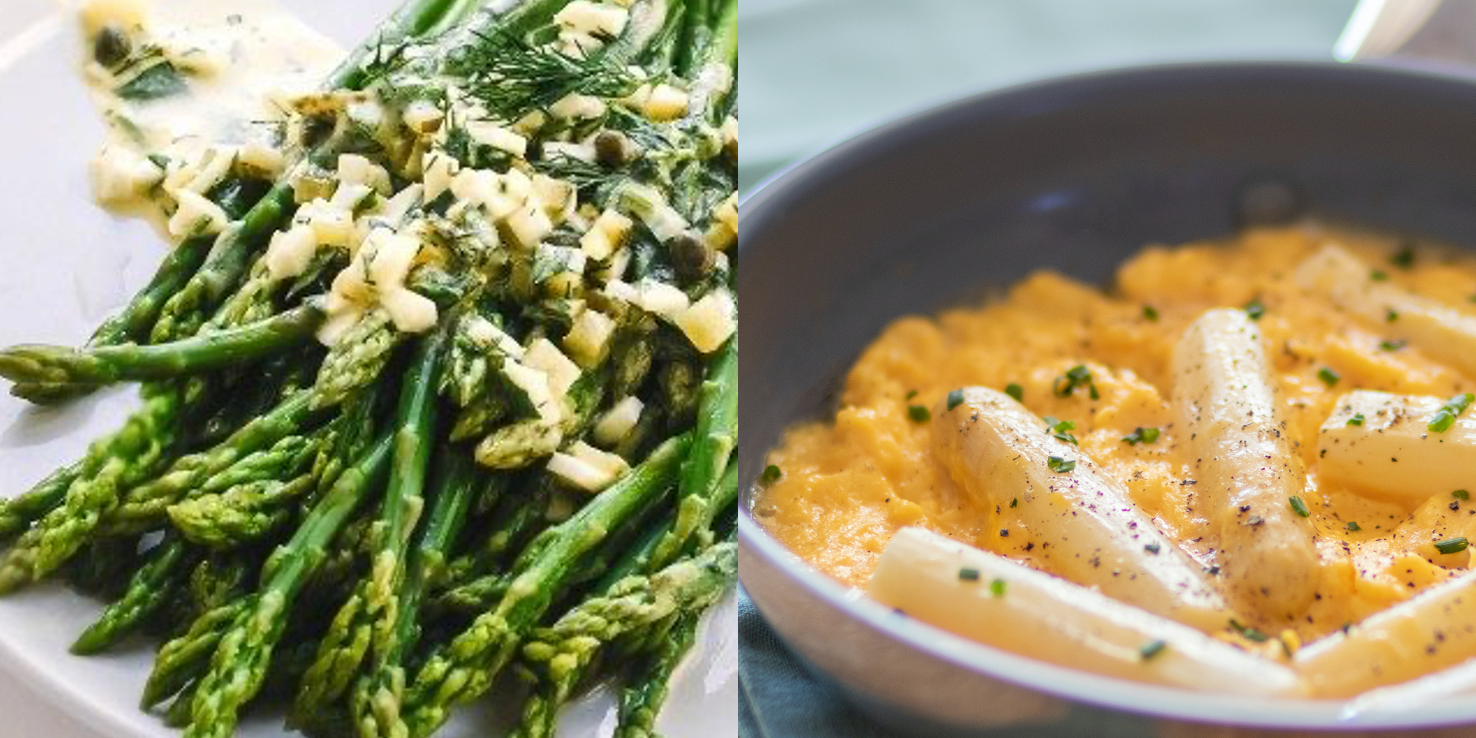 Asperge verte versus asperge blanche