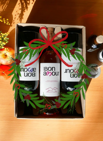 White, red, variegated rosé 3 bottles