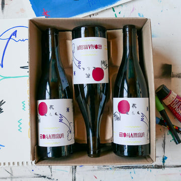 Natural red 3 bottles, Vin de France